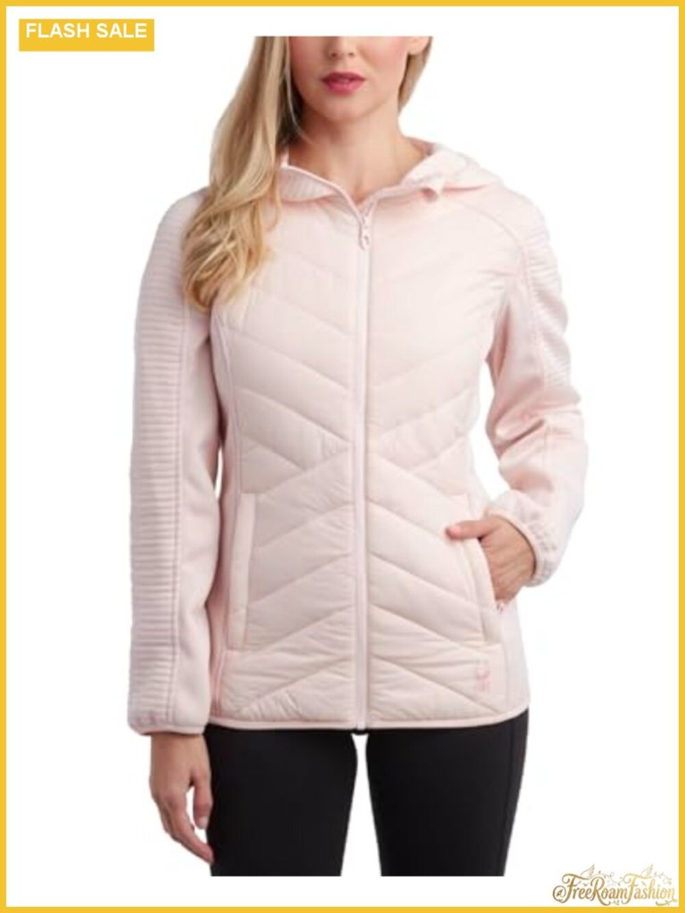 Spyder Womens Insulated Quilted Puffer Jacket Hooded Lightweight Warm
